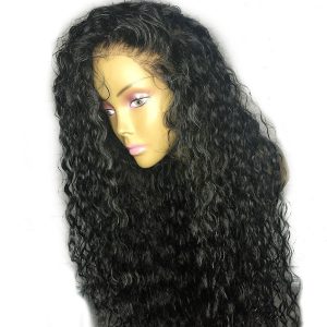 Eva Hair Silk Base Lace Front Human Hair Wigs Pre Plucked Curly With Baby Hair Brazilian Remy Hair Wigs For Black Women