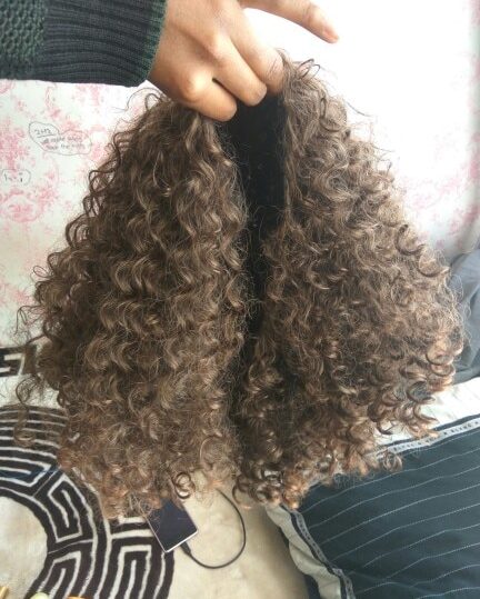 WIG 16Inches Long Afro Kinky Curly Wigs for Black Women Blonde Mixed Brown Synthetic Wigs African Hairstyle