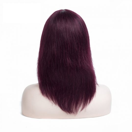Straight Wigs Remy Brazilian Human Hair For Women 100% Human Hair 10 Inch